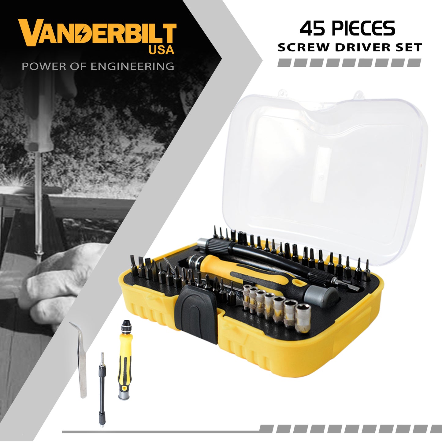 45 in 1 Screwdriver Tools Set