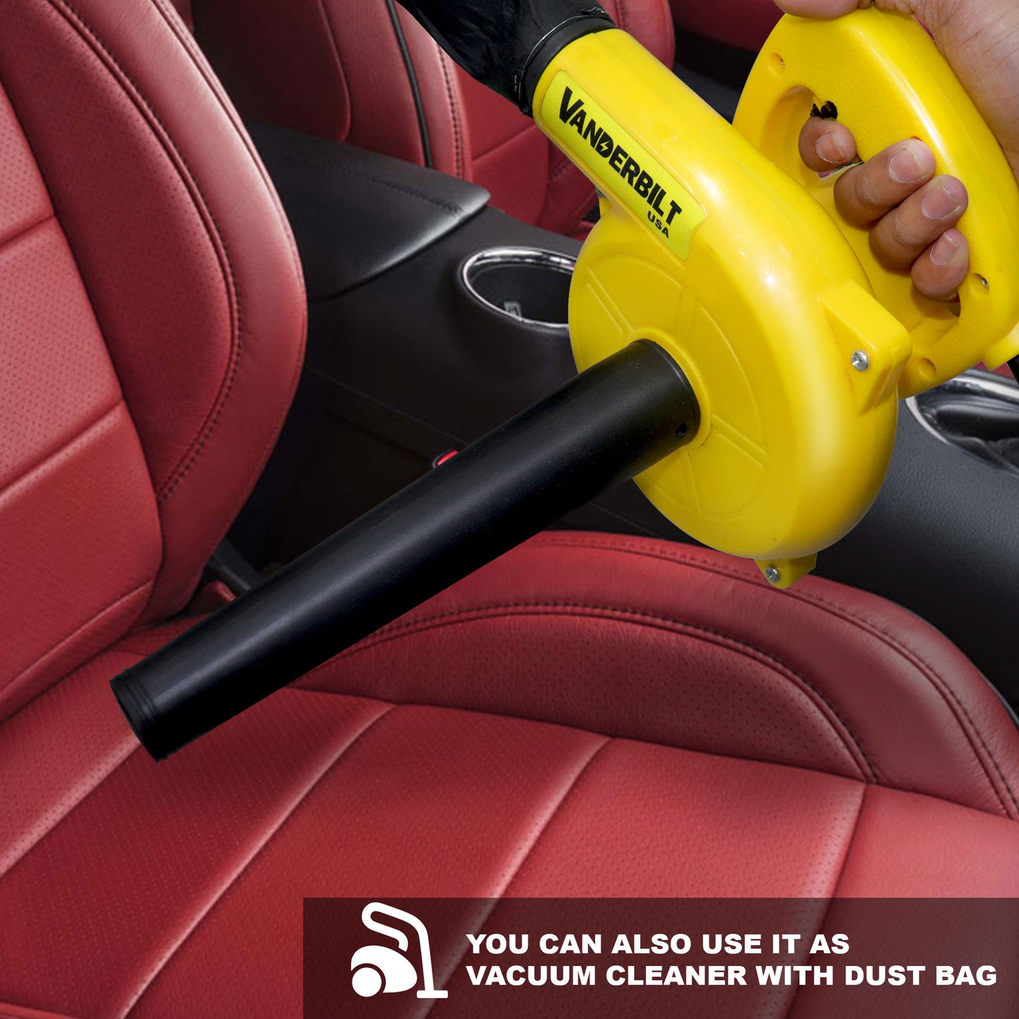 600W 2in1 Air Blower And Vacuum Cleaner