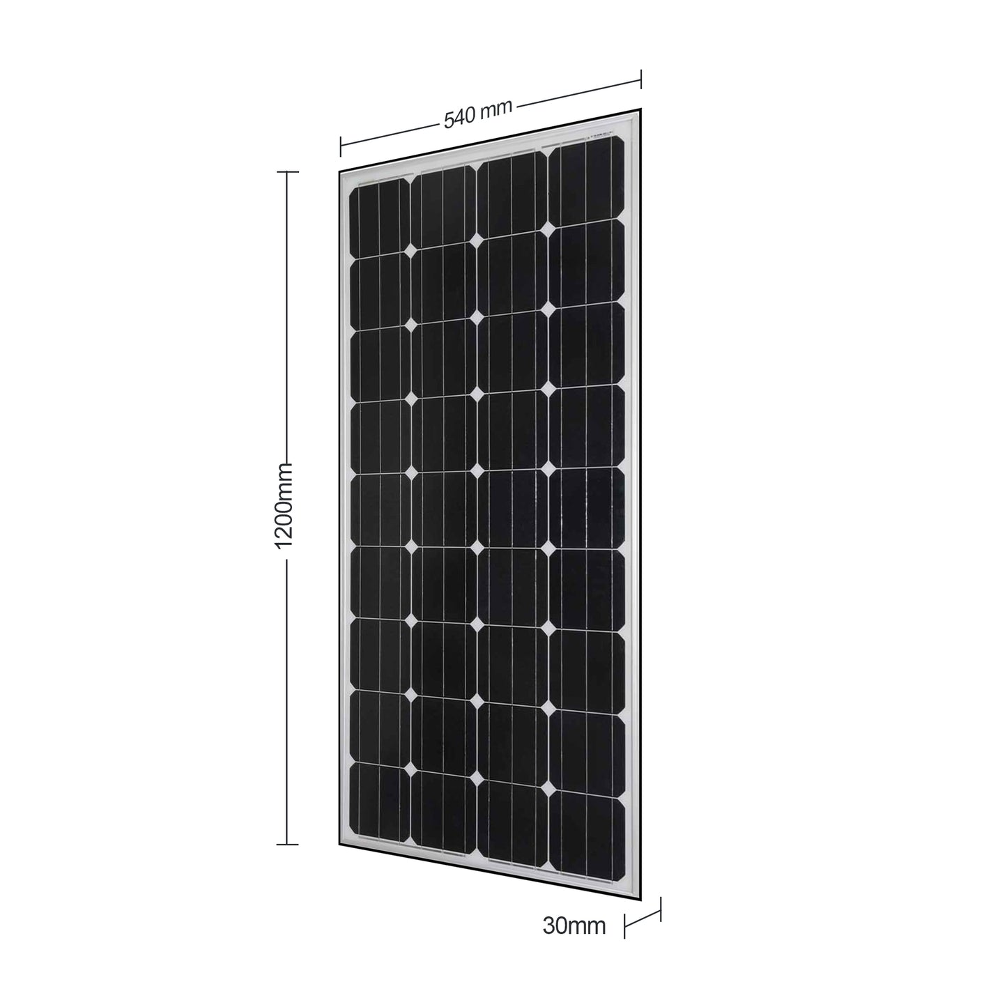 100W - 18V VanderPro Solar Panel