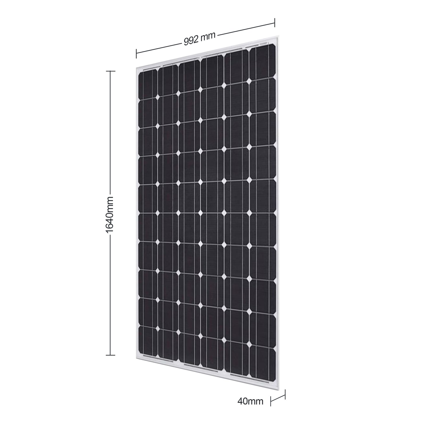 250W - 36V VanderPro Solar Panel