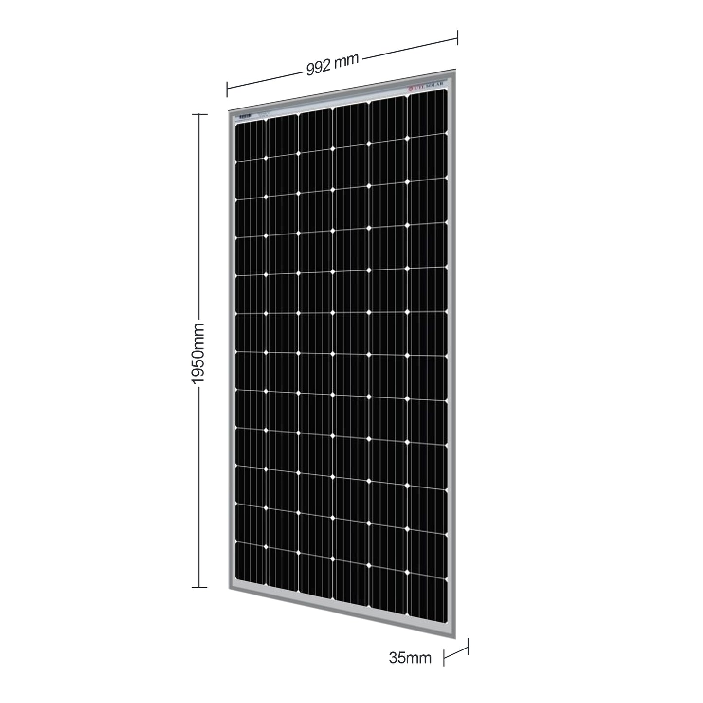 320W - 36V VanderPro Solar Panel