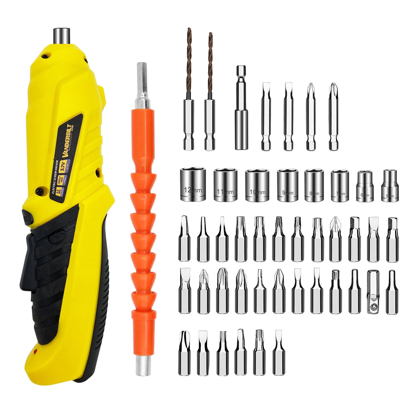 Cordless Screwdriver 4V 1300mAh 47 in1 Electric Screwdriver Set